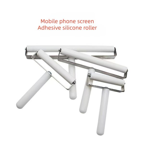 Manual silicone gel roller for applying film, roller for polarizing OCA, suitable for tablet and mobile phone LCD screen cover pressing.